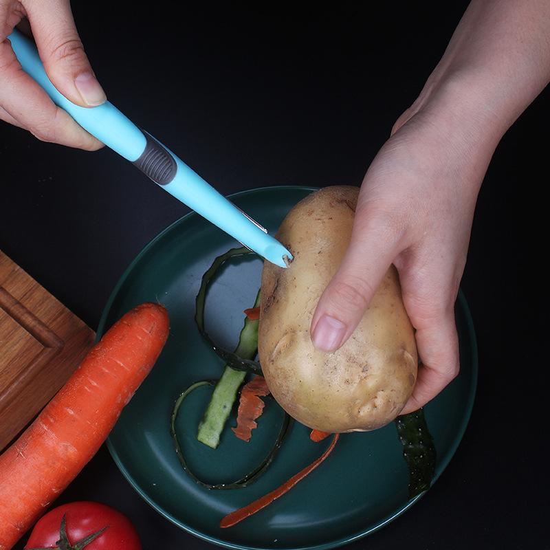 Multifunktionaler Obstschäler, Edelstahl-Schäler, Haushalt Gemüse-Schälwerkzeug, Kartoffelschäler, Küchenwerkzeuge