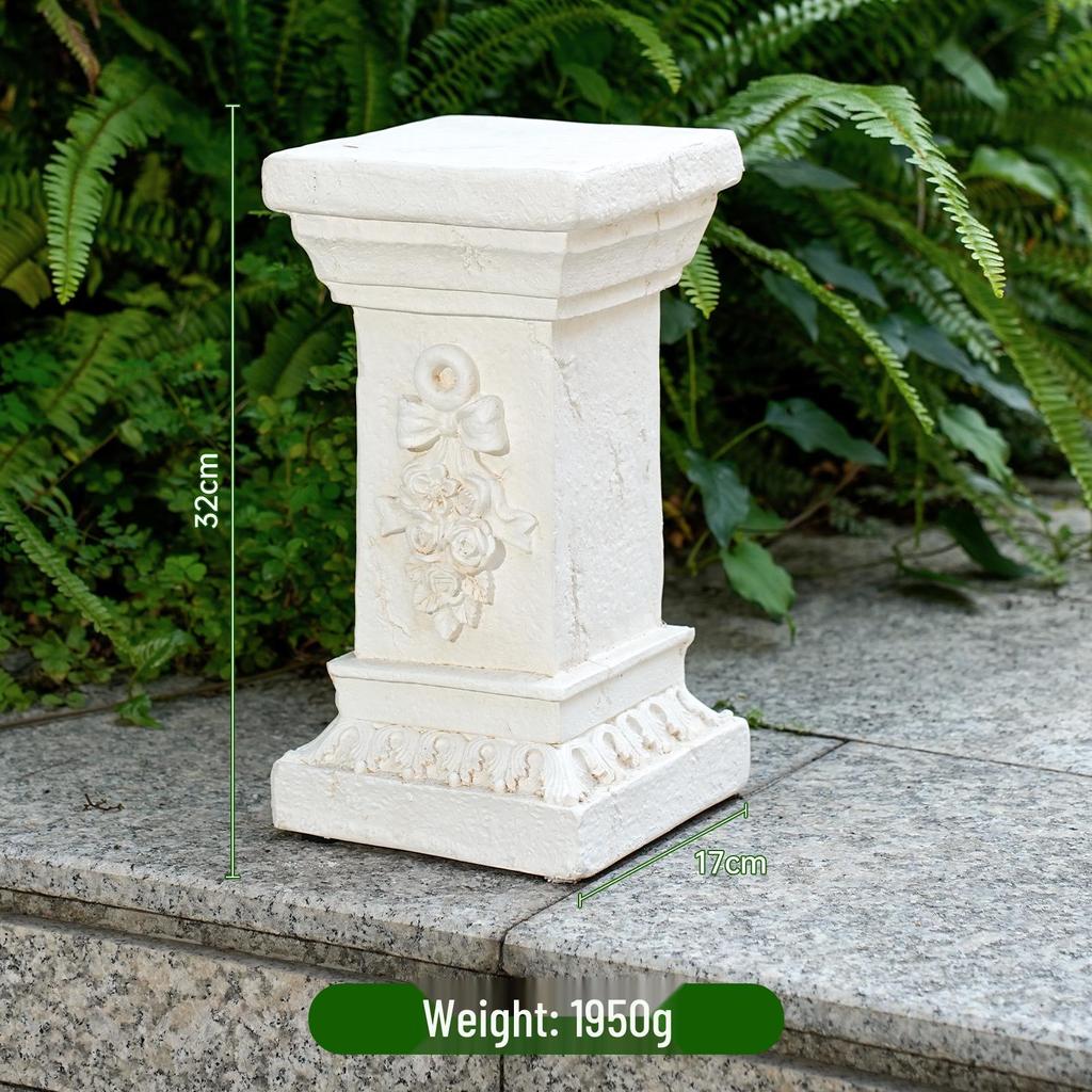 Europäischer Römischer Säulen Blumentopf: Retro Garten Hochzeitsdekoration Ornament