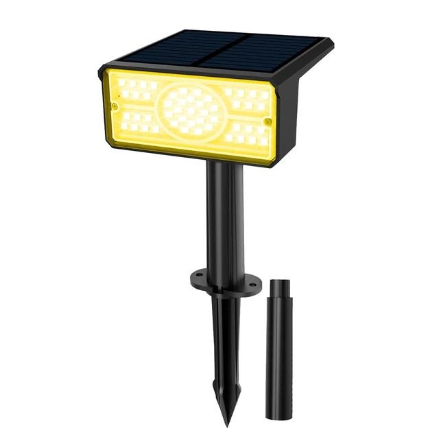 1pc 6000K/3000K/Green/Blue Solar Garden Light Outdoor Solar Spotlight IP65 Waterproof Solar Wall Light Solar Lamp