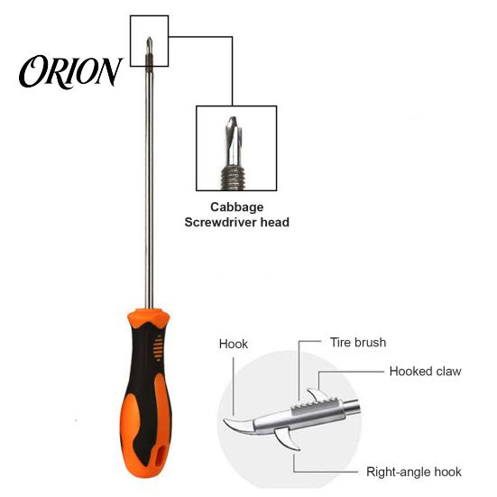 Automotive Tire Maintenance Tool Cleaning Hook, Car Gap Buckle Stone Tread Remover Cleaner Universal