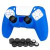 Housse en Silicone Antidérapante pour Manette PS5 avec Points d'Accroche – Accessoire de Jeu Protecteur.