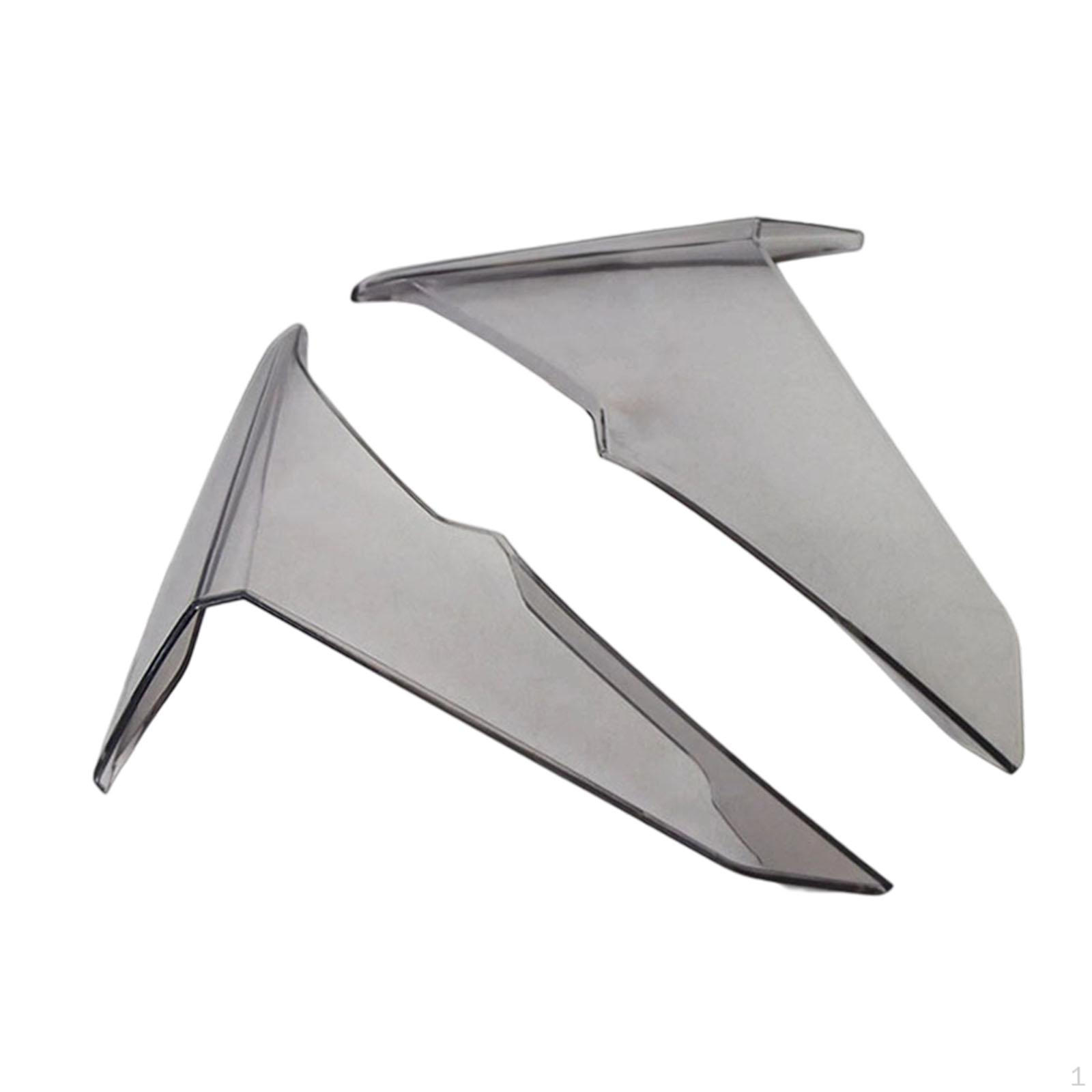 

Fairing Side Wing Windshield Air Deflectors for Motorbike Black
