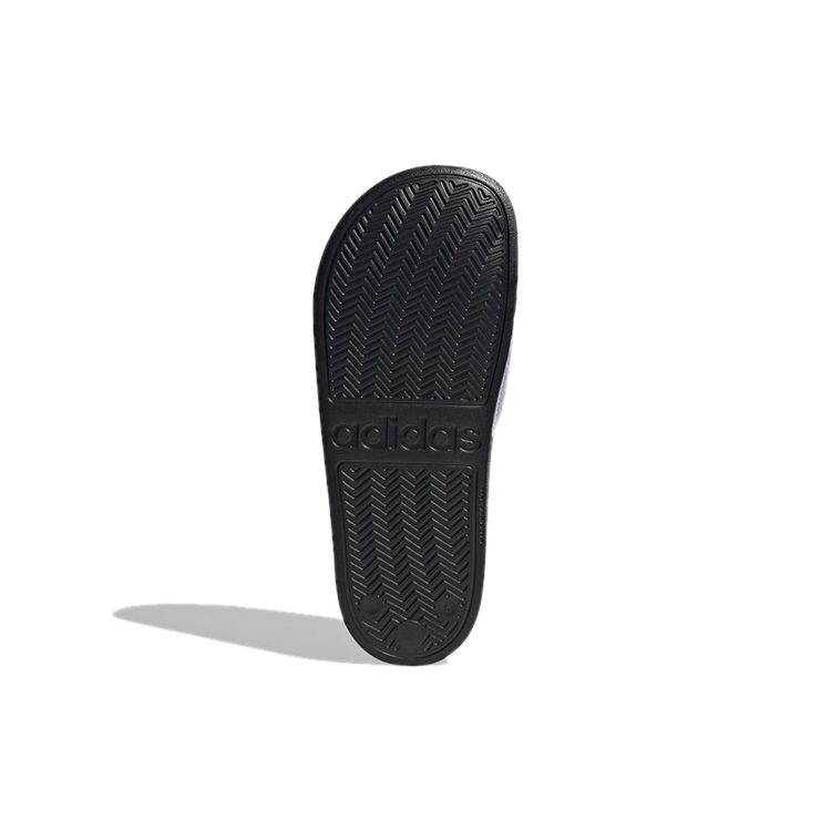 Adidas Adilette Dusch-Slides Bequeme Mode Gummi-Sohle Rutschfeste Pantoletten Damen-Pantoletten Schwarz Blau Lila FY8178