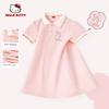 Hellokitty Girls' Skirt Summer Little Girl Pink Princess Dress Children's Clothing Summer Dress Kids Polo Dress