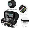 Pencil Bag Durable Polyester Fabric Roomy Interior Smooth Zipper with Main Compartment Mesh Pocket and Pen Slots for Boys Girls