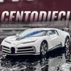 1/32 Bugatti EB110 Centodieci Diecasts & Toy Vehicles Metal Car Model Shock Absorber Sound Light Collection Car Toys Gift