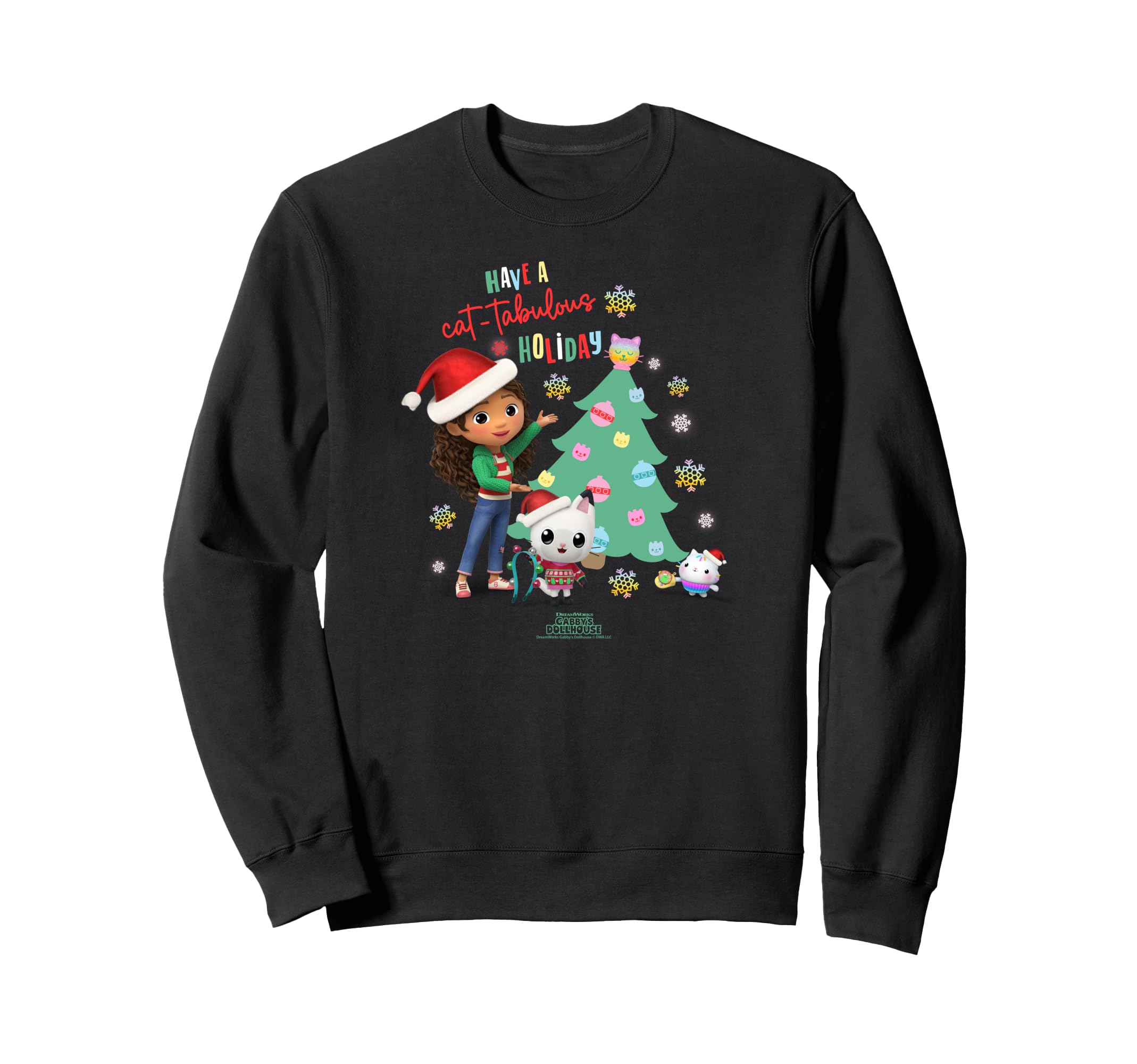 

DreamWorks Gabby s Dollhouse Cat - Holiday Sweatshirt