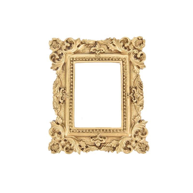 Projekt wyświetlacza sztuki paznokci Retro metalowa nieregularna ramka na zdjęcia narzędzie do pokazywania paznokci