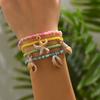 Color Soft Pottery Bracelet Ocean Wind Shell Set Bohemian Starfish Conch Bracelet Female
