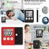 Magnetic Large Lcd Digital Kitchen Timer With Loud Alarm And Easy-to-read Display