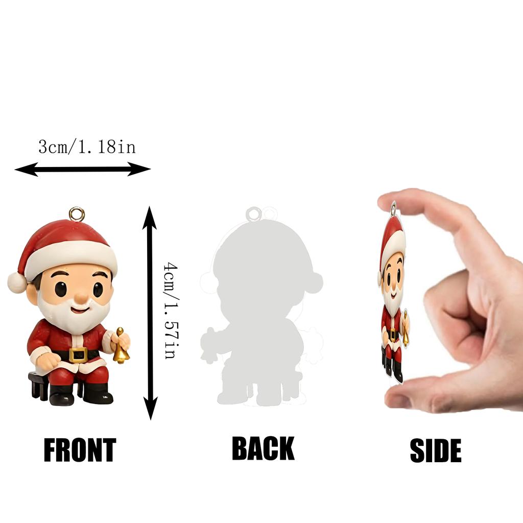 2D Plane+airplane Box +24PC+ Pianist Countdownbox Christmas Advent Calendar