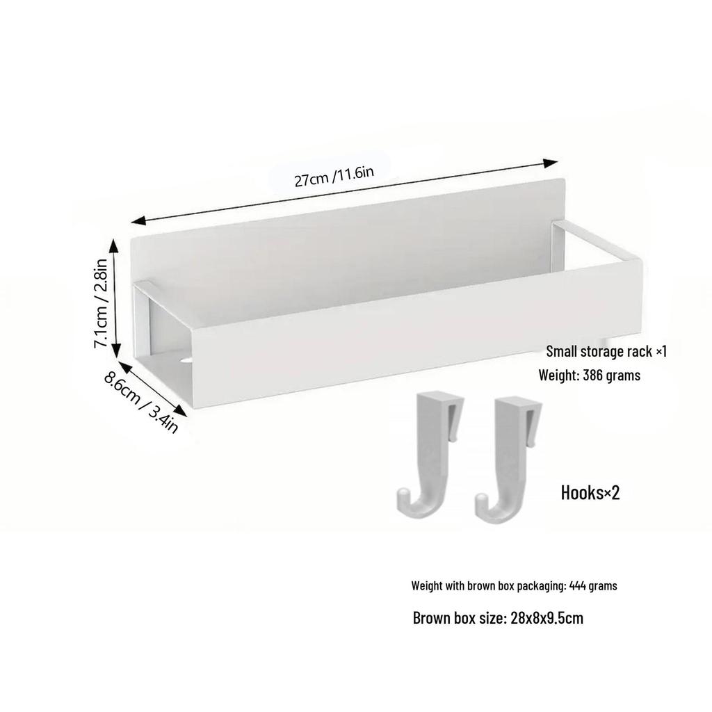 Magnetic Wall-Mounted Refrigerator Storage Shelf