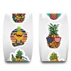 500PCS Beach Pineapple Roll Stickers Notebook Laptop Luggage PVC Refrigerator Word for School Stationery Funny Creative Stickers