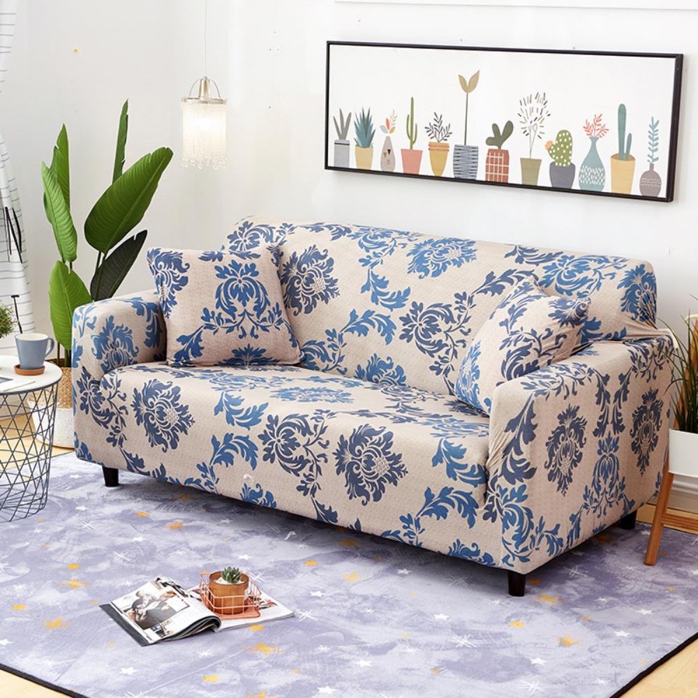 Universal Elastic Sofa Cover Full Protection Slipcouch Dustproof Stretchable Sofa Protector Luxury Style