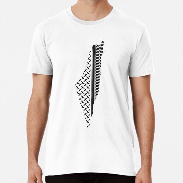 Palestinian keffiyeh | Palestine map Pattern S to 5XL Made in the AU/USA T-Shirt