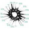 26/38/41/59Pcs Automotive Plug Pullers Car Terminal Removal Repair Tools Electrical Wiring Crimp Connector Pin Extractor Kit
