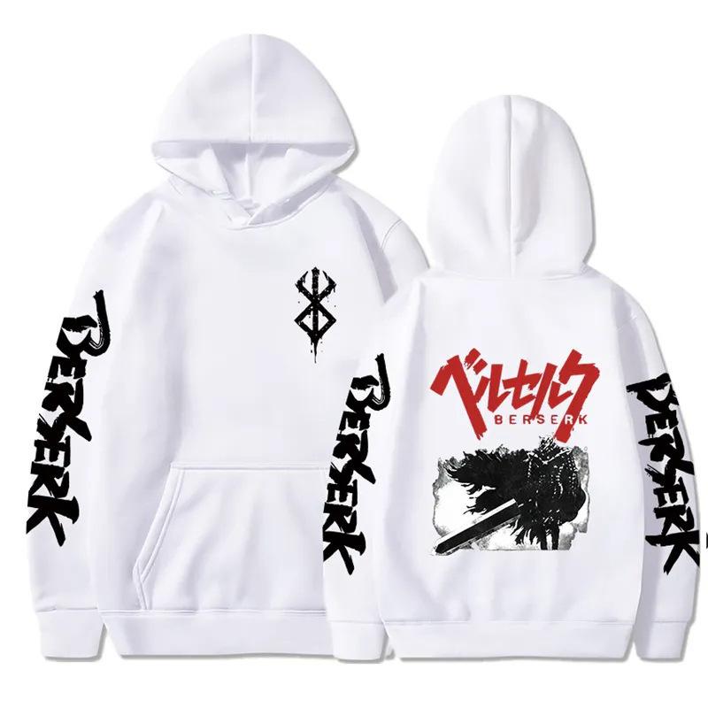 Anime Berserk Rage Anime Street Sweater, Street Tide Cotton Hooded Sweater