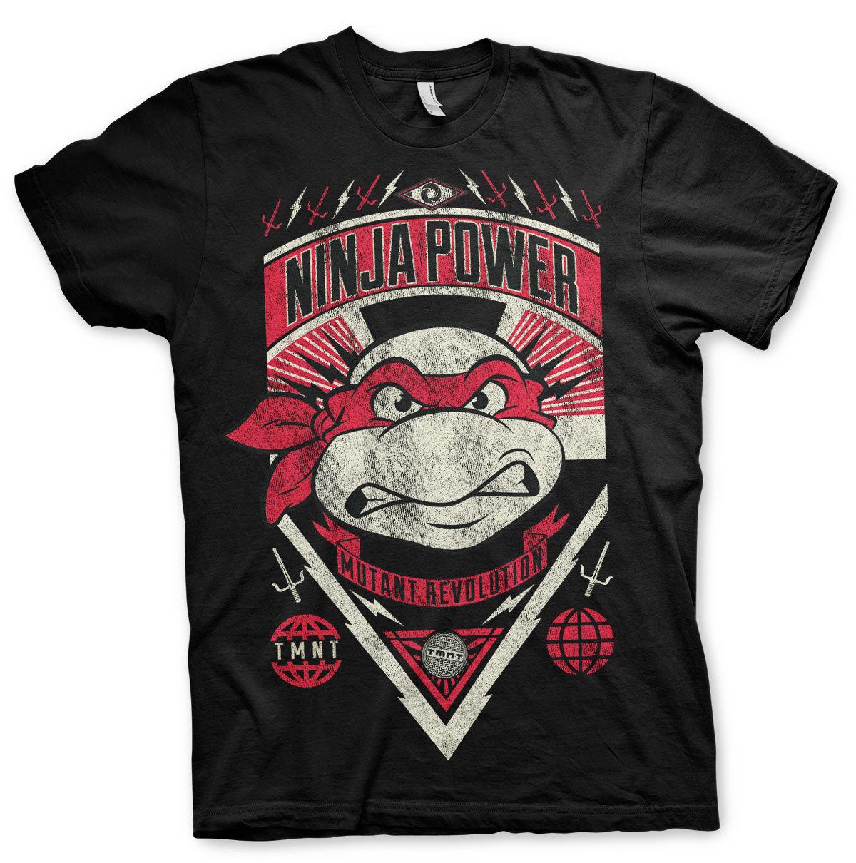 Officially Licensed TMNT Ninja Power Men S T-Shirt S-XXL Sizes XXXL