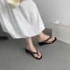 Fashion Fashion Metal Flower Decoration Open Toe Platform Slippers Women Sexy Clip Toe Slide Sandals Summer Non Slip Beach Flip Flops