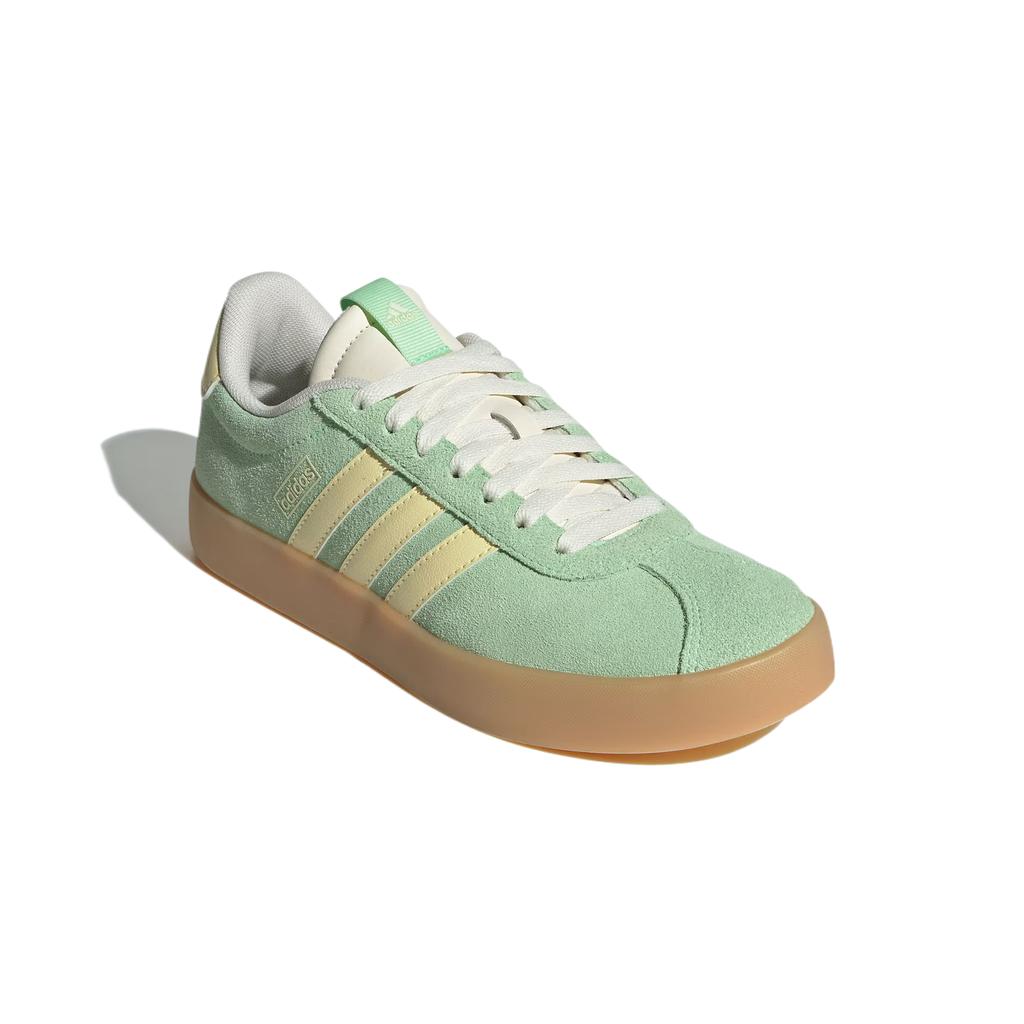 Adidas Vl Court 3.0 Minimalist Stylish Trendy Versatile Low-Top Skate Shoes Women Sneakers Light-Fluorescent-Green KI0562