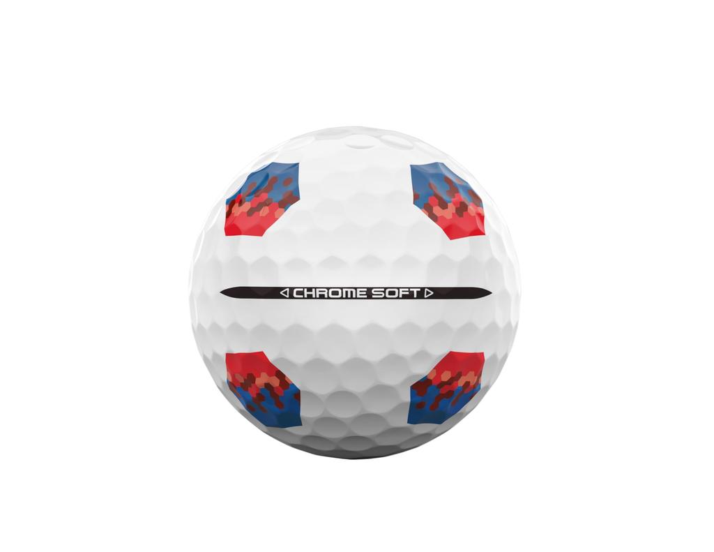 Callaway Golf Ball CHROME SOFT 24 TRUTRACK 1 Dozen (12 Pieces) 3 Piece Construction White