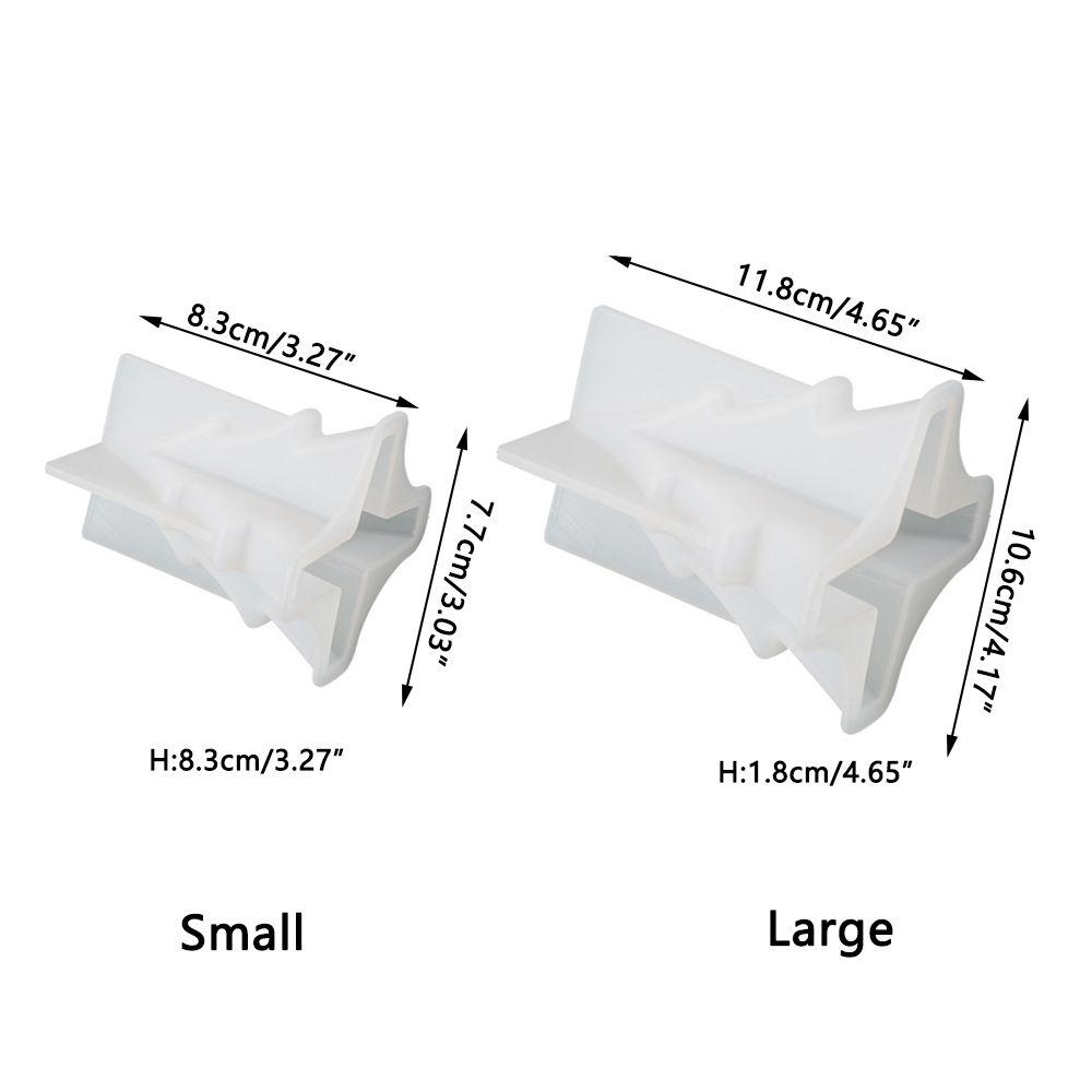 Epoxidharz DIY Bastelarbeiten Kerzenform Weihnachtsbaum Ornament Harzform Silikon Kerzenform 3D Weihnachtsbaum