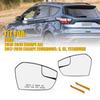 Non-Heated Door Mirror Glass for 2017-19 Ford Escape Driver Passenger Side 2x