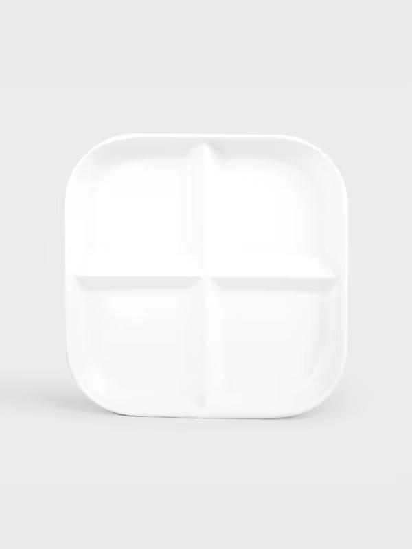 

Тарелка с 4 отделениями