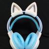 2 st kattöronhörlurar Dekorerade Avtagbar Stereoheadset-dekoration Fäste för hjälm