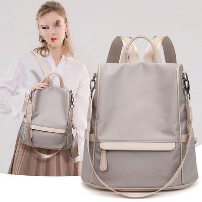 Zaino Oxford in Tela da Donna Stile Coreano 2025 Antifurto - Versatile, Trendy, Grande Capacità Borsa da Scuola