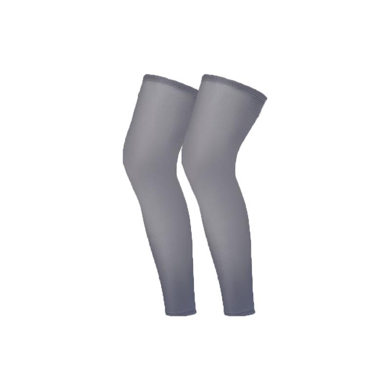 

UV Protection Cycling Leg Sleeves Anti Slip Compression Calf Sleeves for Men Women Running Outdoor Sports сірий колір