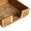 Handcrafted Flat Napkin Holder Basket Wicker Unique Rattan