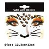 Cartoon Face Stickers Glitter Face Art Decor Glitter Makeup Stickers  Theater Gifts Birthday Party
