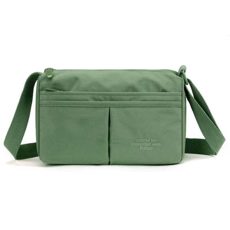 New Shoulder Small Square Bag Summer Light Nylon Bag Large Capacity Women's Messenger Bag
