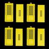 4/8/12Pcs Beekeeping Transport Cages Yellow White Bees Queen Post Room Cage Plastic Queen Prisoner Bee Cage Apiculture Tools