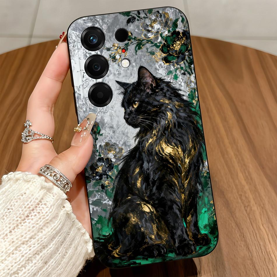 Phone Case For Tecno Camon 50 Pro Ultra 4G 5G Polka Dot Bow Soft Protective Black Cover For Tecno Camon50 Pro Ultra Funda
