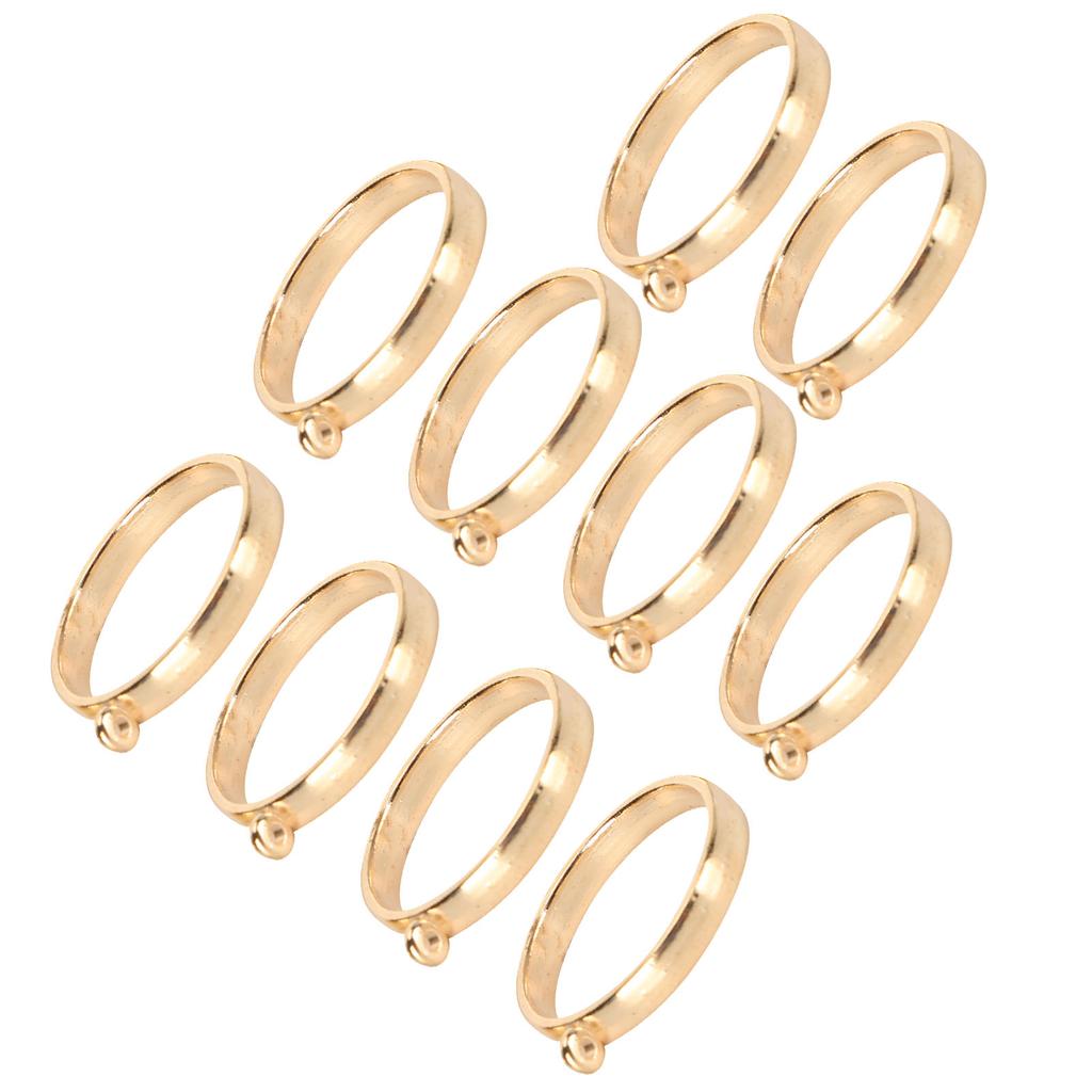 10PCS Round Hollow Frame Pendants for   Jewelry Making Findings Crafting Supplies