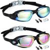Li Shen Unisex Swimming Goggles with Integrated Nose Bridge