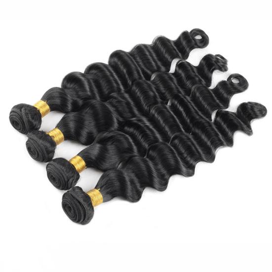 Kroppshår Løst Dyp 8 tommer - 28 tommer Kvinner Langt Krøllete Bølgehår for Daglig Liv