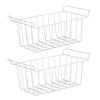 Freezer Basket Steel Wire PE Coating Space Saving Multifunctional Freezer Organizer Bin for Refrigerator Food Storage