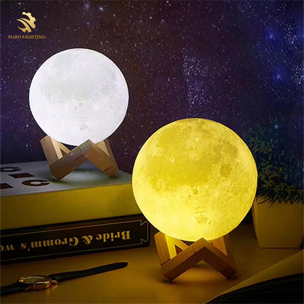 Hot Selling Modern Moon & Planet LED Desk Lamp USB Rechargeable ABS Nightstand with Shape Switch Home DIY Graffiti Style