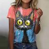 Summer Women's T Shirt Funny Animal 3d Print Oversized Clothing Fashion Crew Neck Casual Short Sleeve Pullover Female T-Shirts