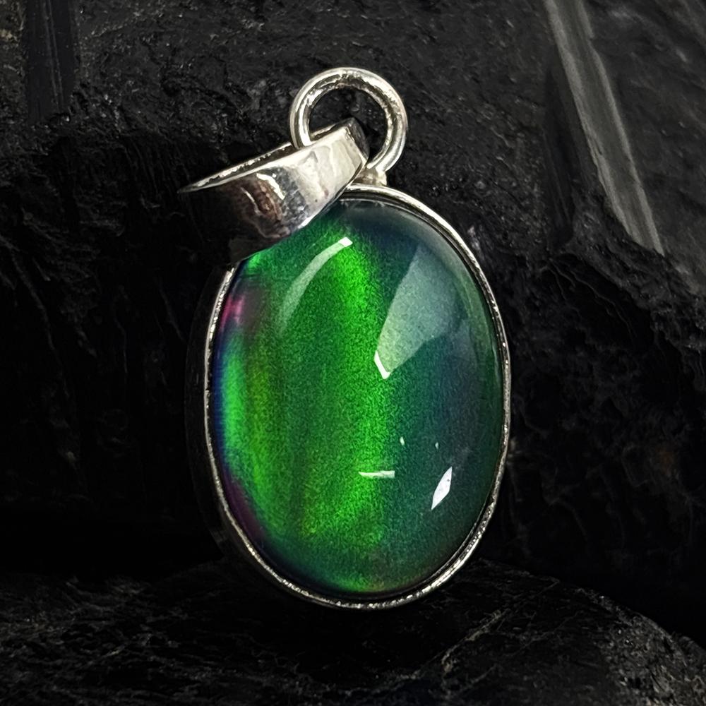 Natural Opal Pendant 21 ct Oval Gems 925 Sterling Silver October Birthstone for Gem Collections