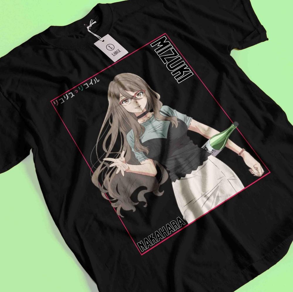 

Lycoris Recoil Shirt Chisato Tshirt Kurumi T-Shirt Mizuki Tee Takina Majima Mika XL