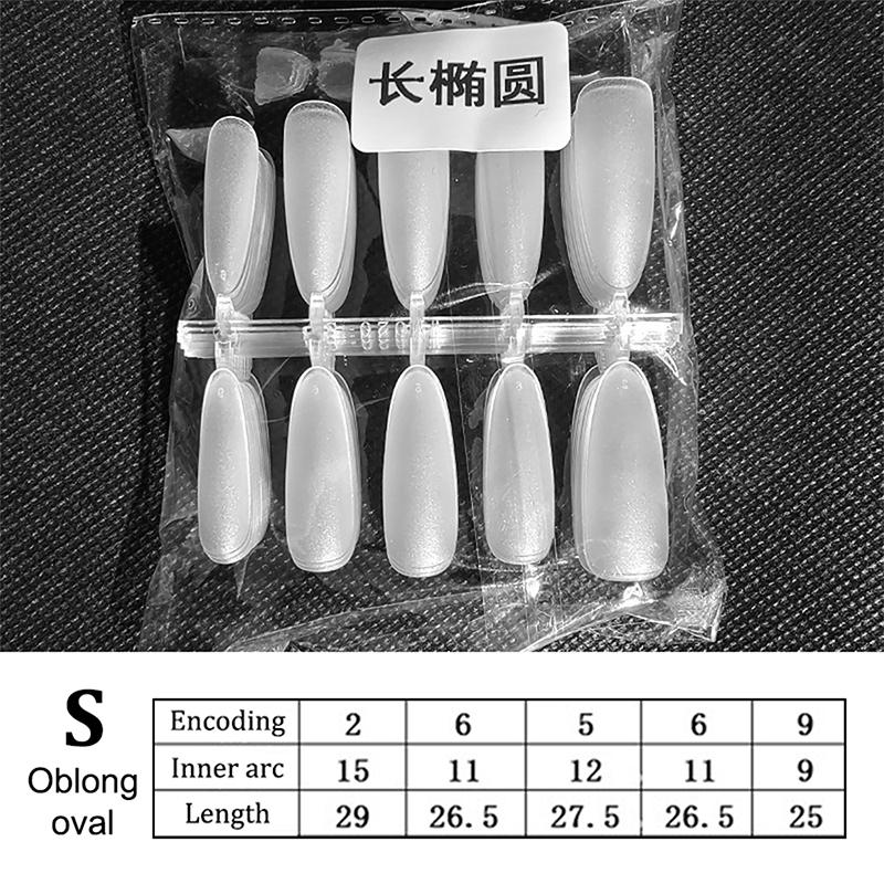 100Pcs Press On Nail Tips Full Cover Ultra-Thin False Nails Patches Gel Nails Extension System Clear Fake Nails Art Accessories