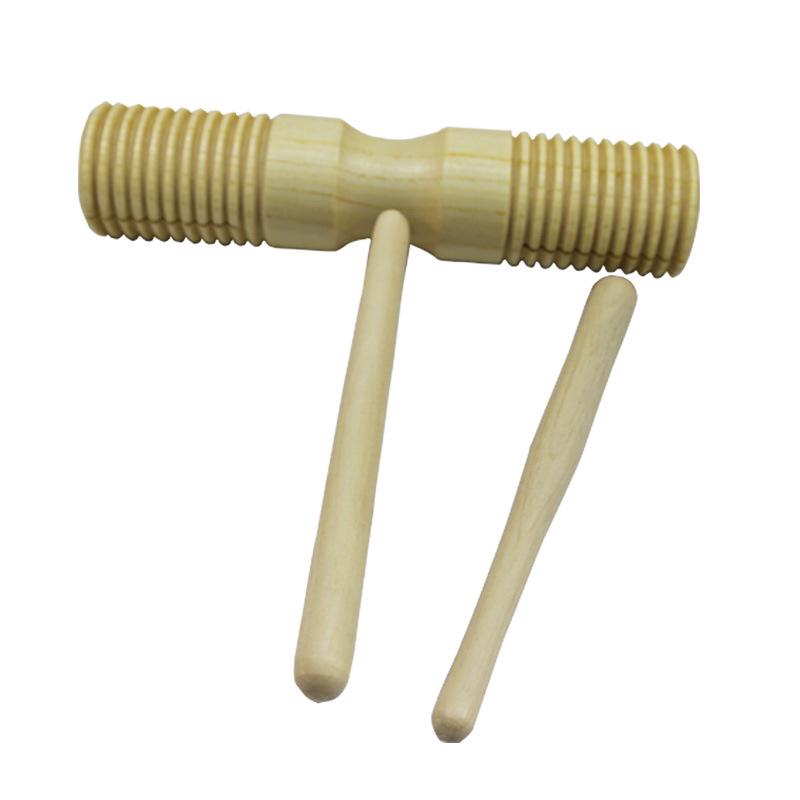 Children s Orff Percussion Set: High/Low Tone Drums & Grooved Clappers for Kindergarten Music Classes