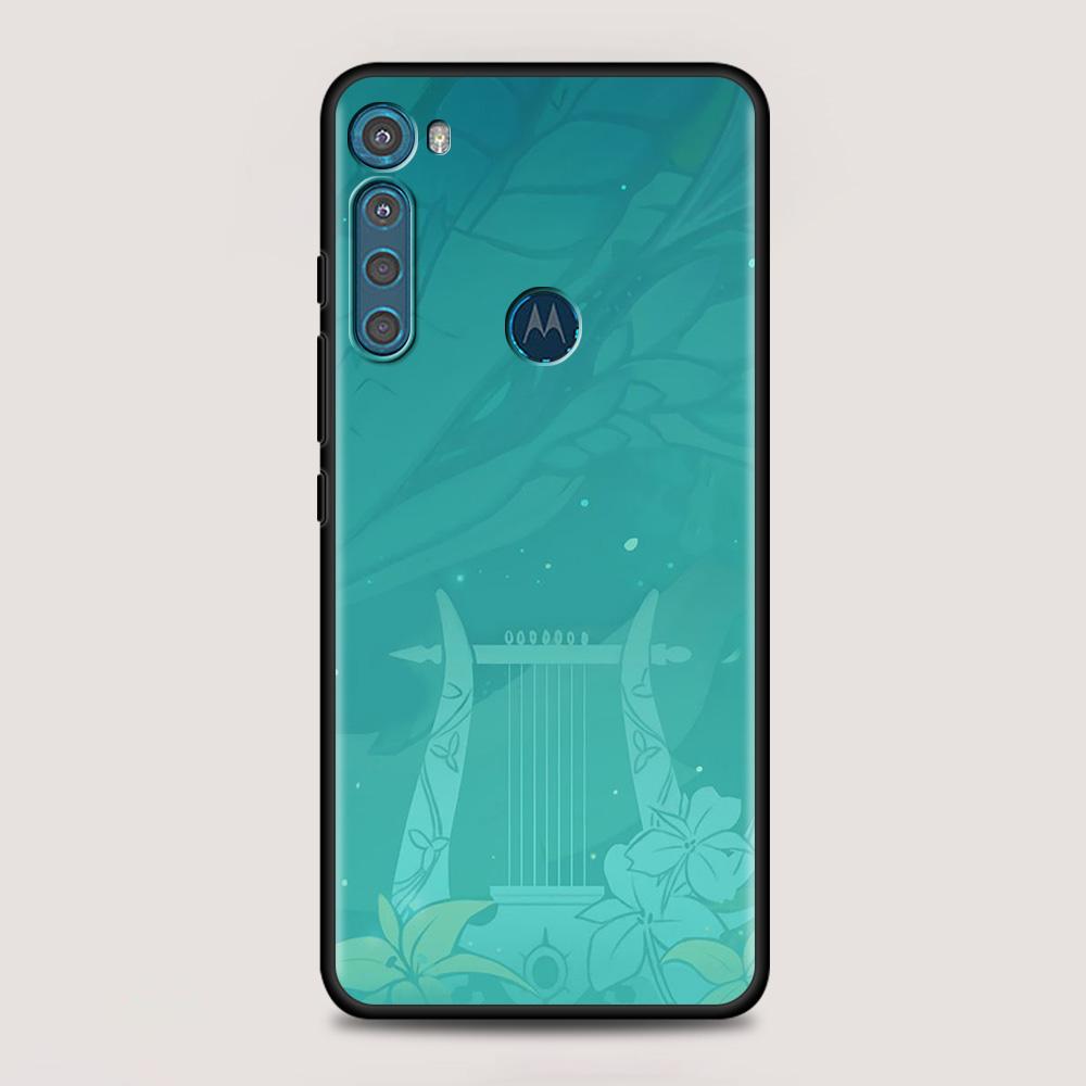 

Чехол Genshin Impact Icon для MOTOROLA One Fusion для Moto G10 G9 G8 Plus Play Power One G20 G30 G40 G50 G60 Edge 20 Phone Shell Moto G Stylus 5G