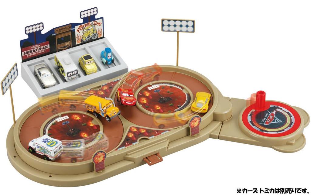 Disney Cars Tomica Action Course Triple Battle Course