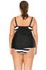 Tankini suit plus size swimsuit XXL black comfortable maternity briefs Tankini suit plus size swimsuit XXXL black comfortable maternity briefs