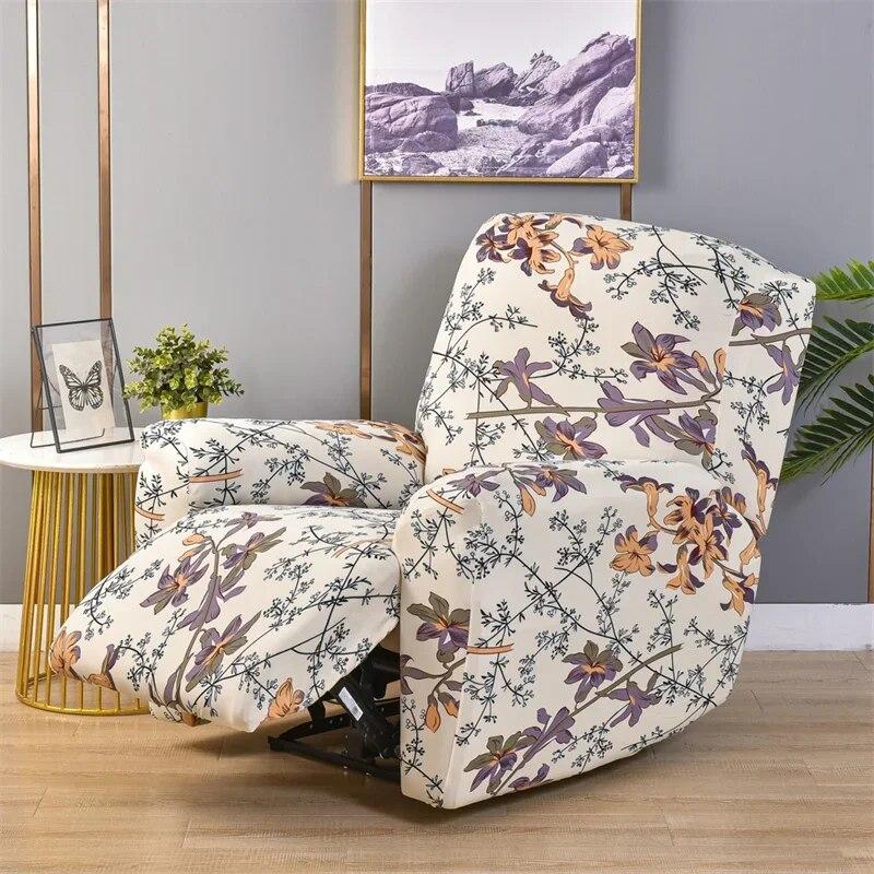 Spandex Recliner Chair Cover Lazy Boy Recliner Sofa Covers High Stretch Slipcover 1 Seater Sofa Cover for Living Room Home Decor